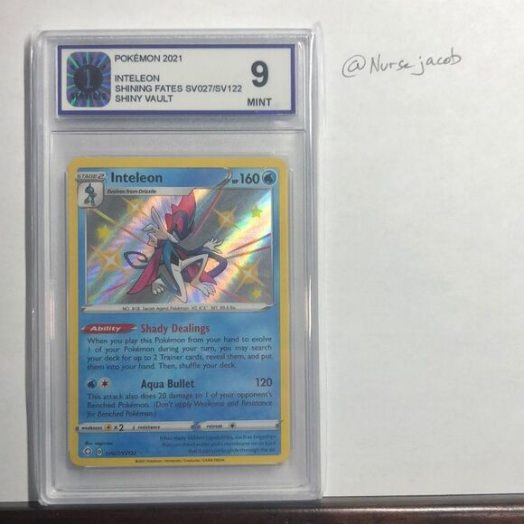 Pokemon Inteleon Graded 9 Mint - Picture 1 of 2